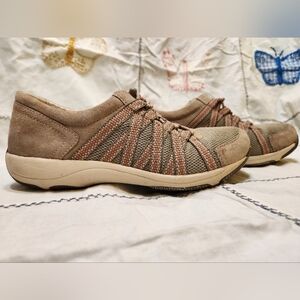 Dankso Henriette Comfortable Brown Slip-On Shoes EU Size 36